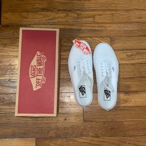 NWT WHITE VANS